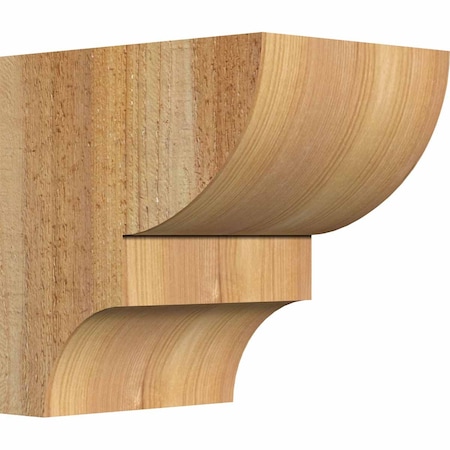 Ekena Millwork Ridgewood Rough Sawn Corbel, Western Red Cedar, 6"W x 8"D x 8"H COR06X08X08RID00RWR